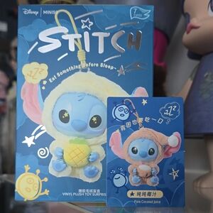 Disney Stitch Plush Toy - Blue and Cream